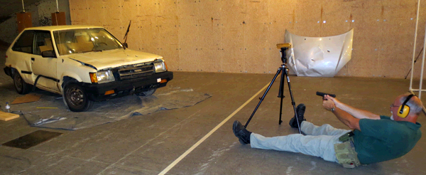Shooting Incident Reconstruction - Shooting A Car On The Range