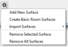 HemoSpat Surface Editor Menu